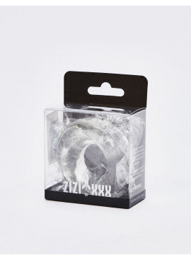 Transparent TPR cock ring Powerstroke from Zizi XXX packaging