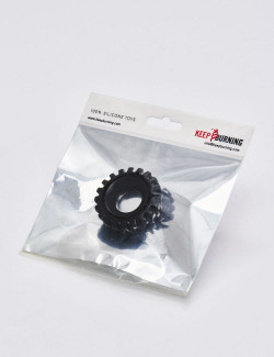 Size S Tractor Silicone Cock Ring from  Keep Burning packaging