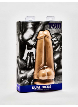Double dildo from Tom Of Finland packaging