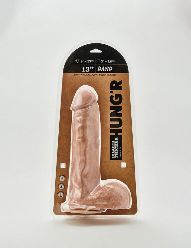 Dildo XL David from Hung'r packaging Dildo XL David from Hung'r packaging