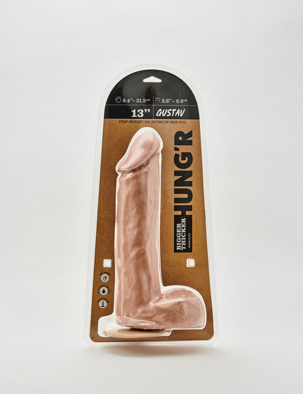 Big Dildo Gustav from Hung'r packaging Big Dildo Gustav from Hung'r packaging