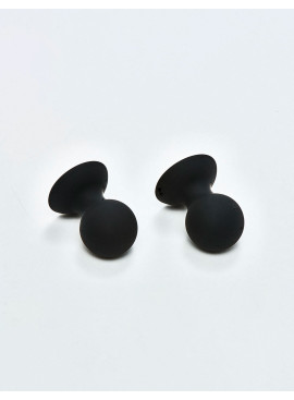 Black Silicone Nipple Clamps size S