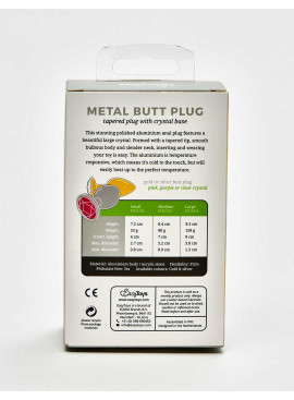 Metal Butt Plug Gem packaging