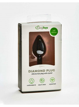 Diamond silicone Butt Plug front packaging