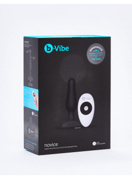 Vibrating butt plug b-vibe Novice front packaging