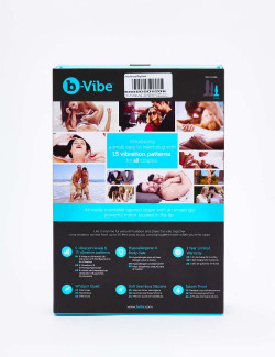 Vibrating butt plug b-vibe Novice packaging