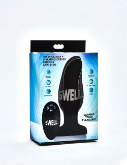 Vibrating Butt Plug from Swell front packaging