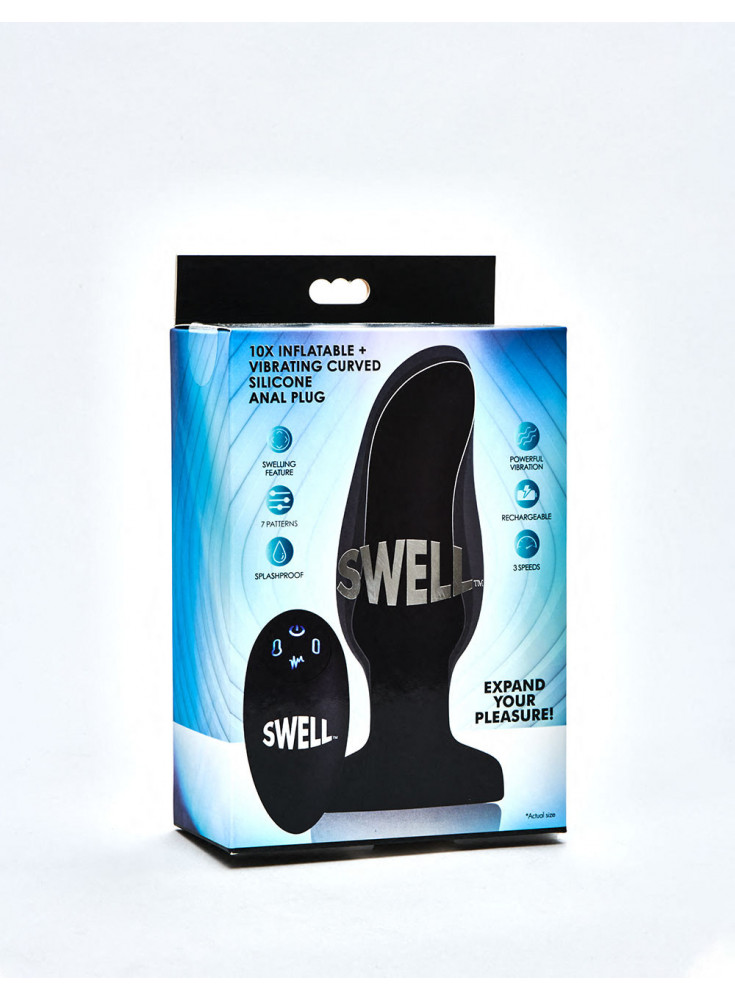 Vibrating Butt Plug from Swell front packaging