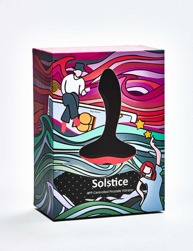 App-controlled Prostate Massager Solstice from Magic Motion packaging App-controlled Prostate Massager Solstice from Magic Motion packaging