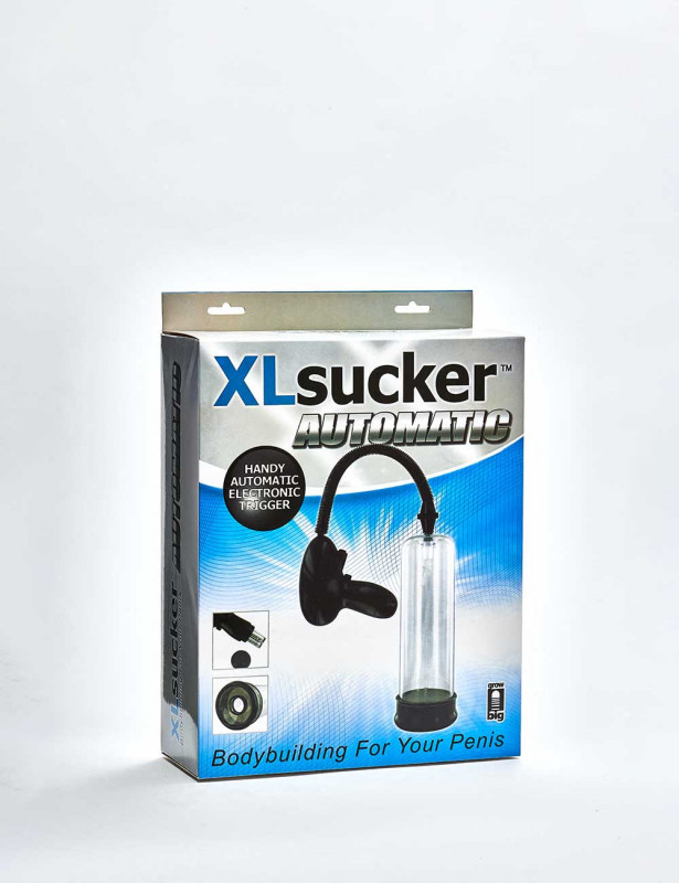 XLsucker Automatic Penis Pump front packaging XLsucker Automatic Penis Pump front packaging