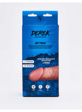 Realistic XL dildo Derek packaging