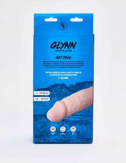 Realistic XL dildo Glynn front packaging