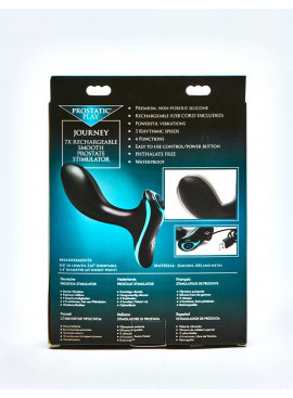 Black Vibrating Prostate Massager Journey packaging