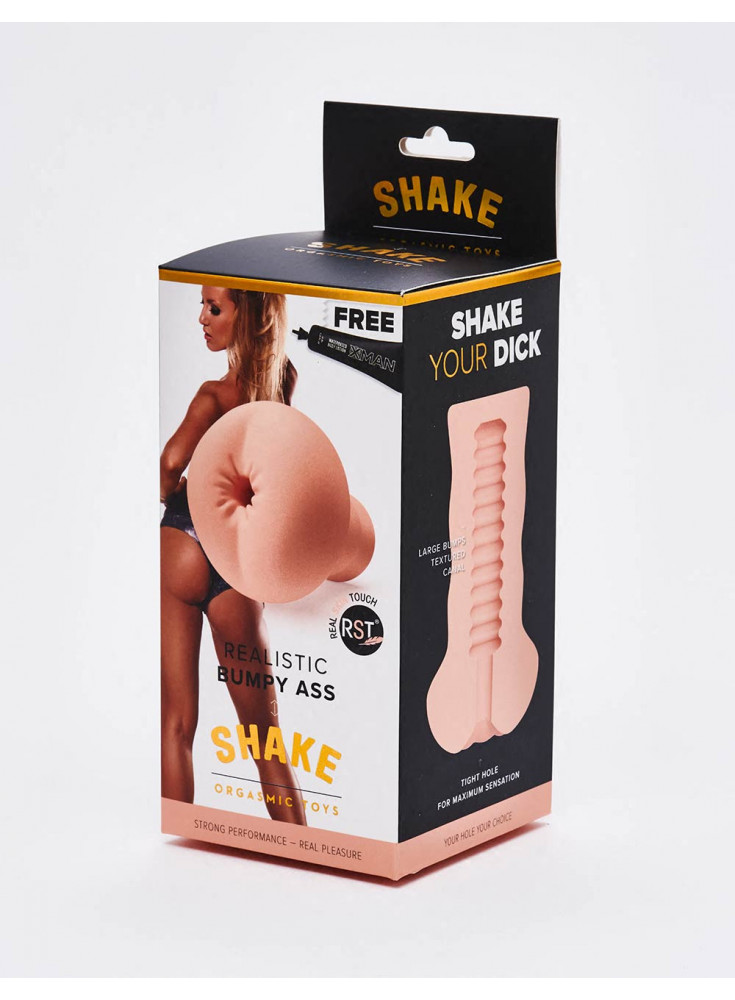 Realistic Masturbator Shake Bumpy Ass front packaging