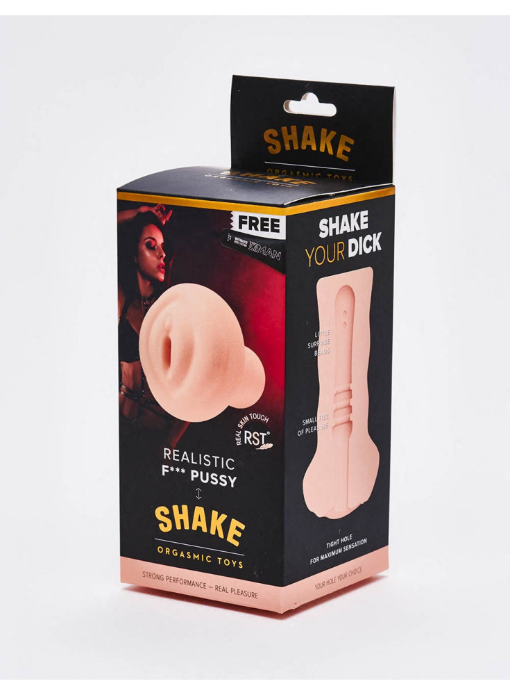 Realistic Masturbator Shake F*** pussy front packaging