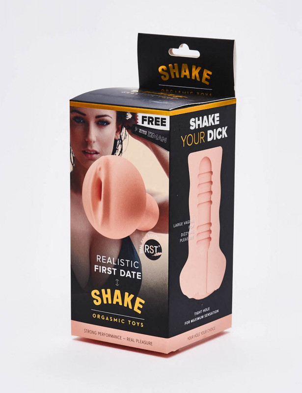 Realistic Masturbator Shake First date front packaging Realistic Masturbator Shake First date front packaging