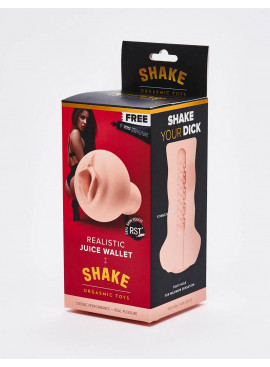 Realistic Masturbator Shake Juice Wallet front packaging