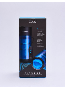 Vibrating Masturbator Blowpro from Zolo packaging