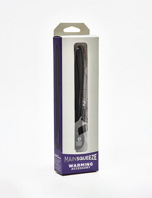 Warming accessory for masturbators from Main Squeeze packaging Warming accessory for masturbators from Main Squeeze packaging