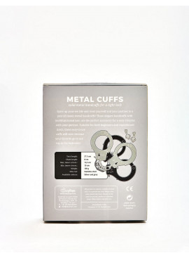 Handcuffs Stainless steel from Easy Toys packaging