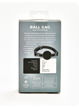Leather and Metal Ball Gag BDSM from easy toys packaging