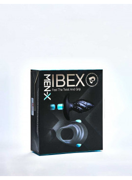 Pack Ibex Men-X Vibrating Cock Ring & plug from Rocks Off packaging