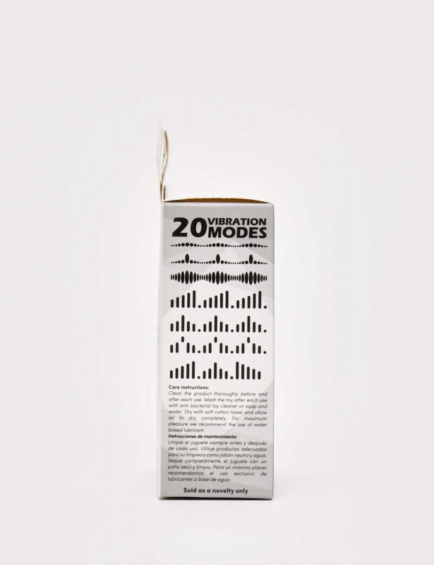 Black Vibrating Cock Ring from Latetobed side packaging