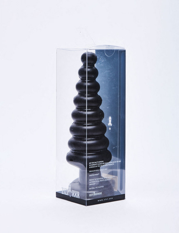 Anal plug Fir tree black packaging