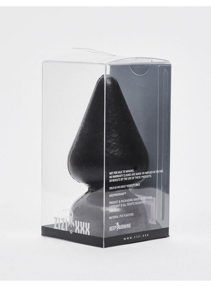 Black anal plug Vendôme 16 cm packaging