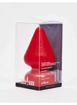 Red anal plug Vendôme 16cm packaging