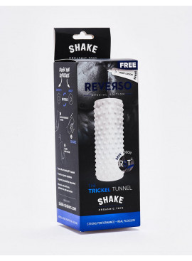 Masturbator Trickel Tunnel Shake Transparent packaging