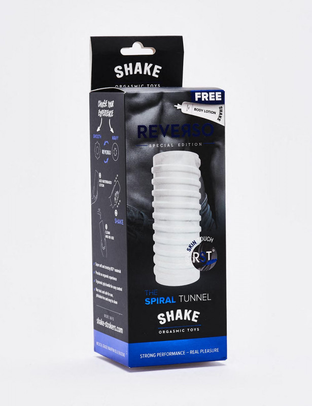 Masturbator Shake Spiral Tunnel Transparent packaging Masturbator Shake Spiral Tunnel Transparent packaging