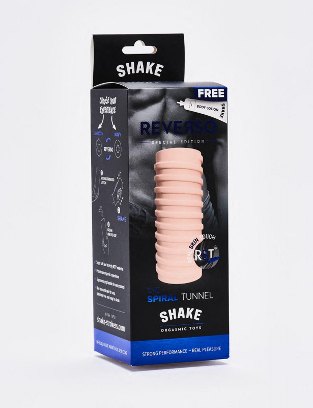 Masturbator Shake Spiral Tunnel Natural packaging Masturbator Shake Spiral Tunnel Natural packaging