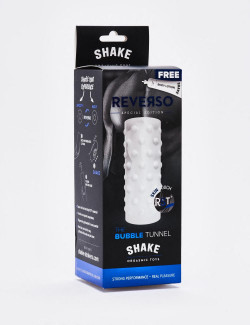 Masturbator Shake Bubble Tunnel Transparent packaging