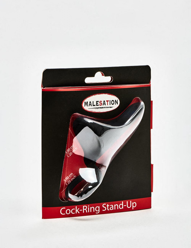 Stand up silicone cock ring from Malesation packaging Stand up silicone cock ring from Malesation packaging