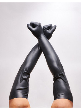 Black BDSM Fisting Gloves from LateX