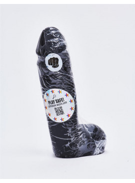 Realistic Dildo from All Black in 20cm packaging