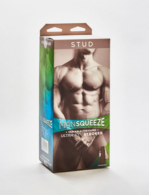 Masturbator Doc Johnson Man Squeeze Stud packaging Masturbator Doc Johnson Man Squeeze Stud packaging