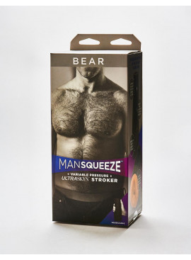 Masturbator Doc Johnson Man Squeeze Bear packaging