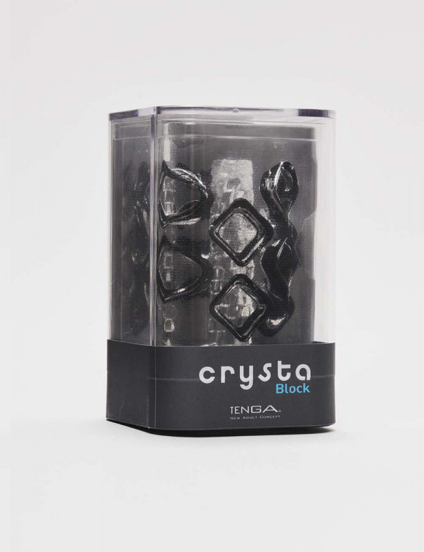 Tenga Masturbator Crysta stroker Block packaging Tenga Masturbator Crysta stroker Block packaging