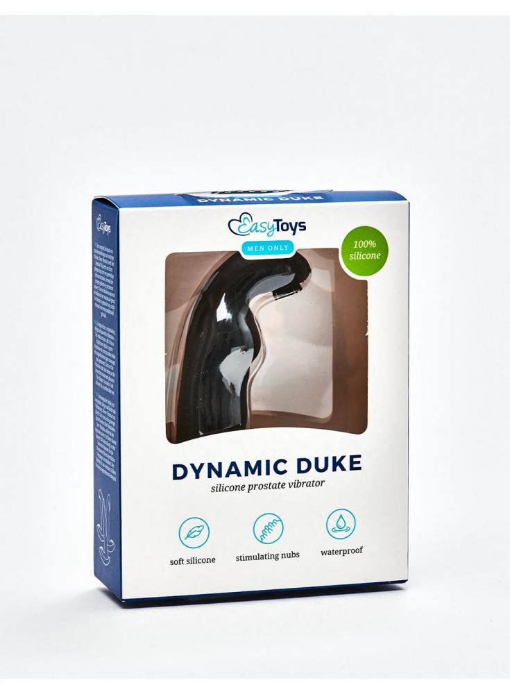 Vibrating Prostate Massager Dynamic Duke Ribbed from Easy Toys packaging
