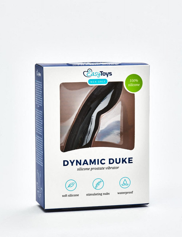 Vibrating Prostate Massager Dynamic Duke from Easy Toys packaging Vibrating Prostate Massager Dynamic Duke from Easy Toys packaging