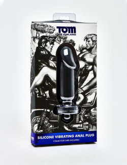 Tom Of Finland Vibrating Butt Plug packaging