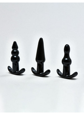 Set of 3 Vibrating Butt Plug from Easy Toys