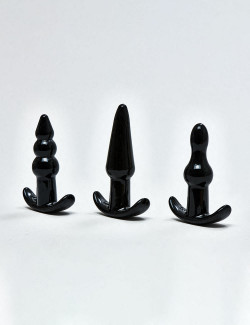 Set of 3 Vibrating Butt Plug from Easy Toys