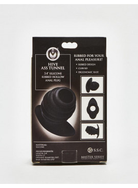 Anal Plug Hive Ass Tunnel from Master Series back packaging
