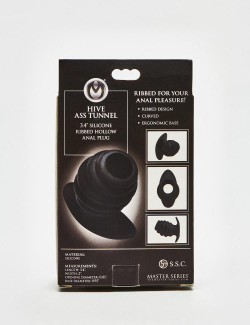 Anal Plug Hive Ass Tunnel from Master Series back packaging