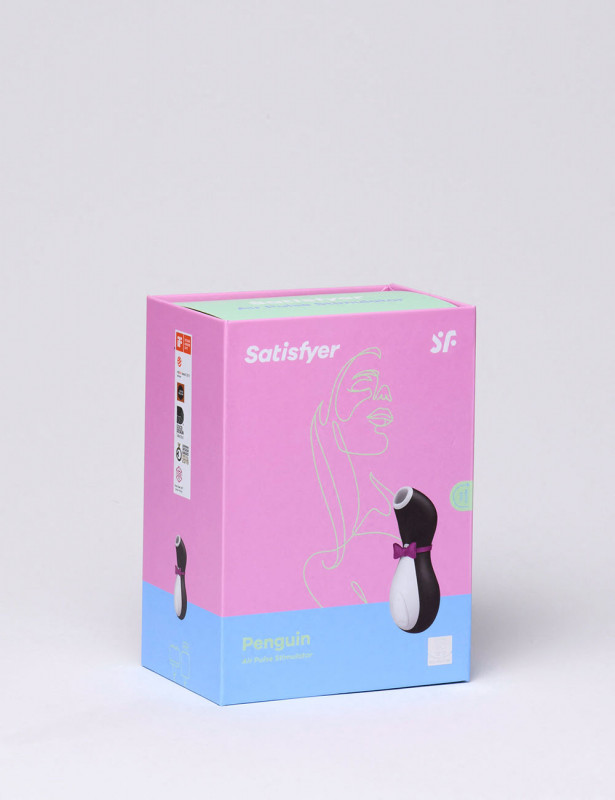 Pro Penguin stimulator from Satisfyer packaging Pro Penguin stimulator from Satisfyer packaging