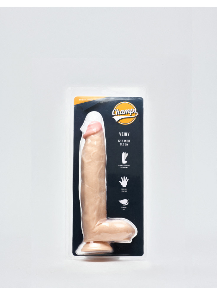 Veiny Realistic dildo from Champs packaging