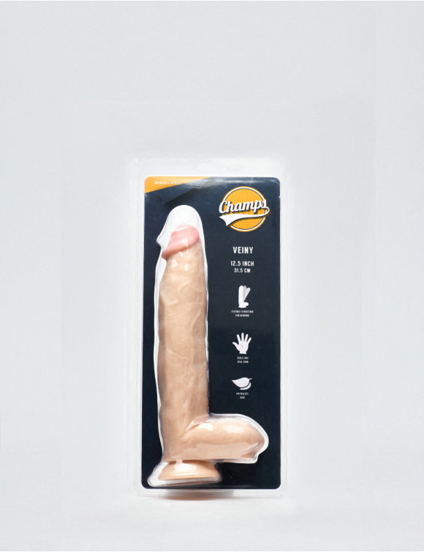 Veiny Realistic dildo from Champs packaging Veiny Realistic dildo from Champs packaging
